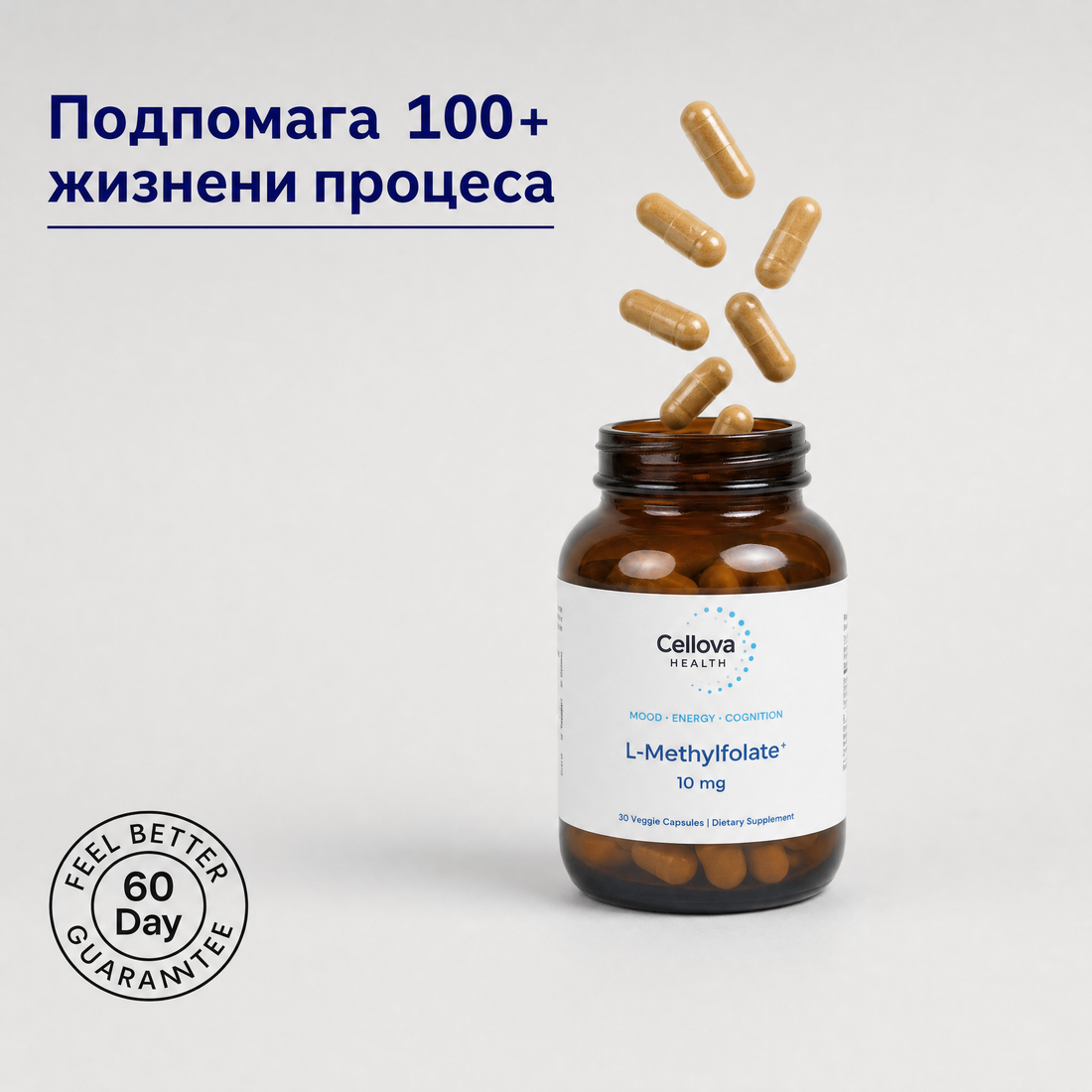 L-Methylfolate⁺ 10mg