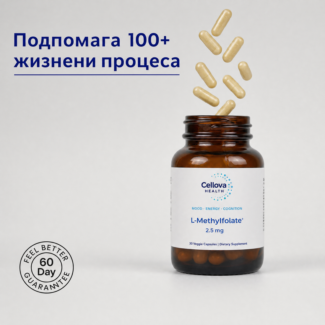 L-Methylfolate⁺ 2.5mg